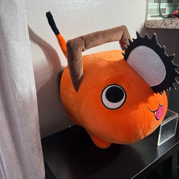 Chainsaw Man Pochita Plush Toy Kids Orange - Picture 4 of 11